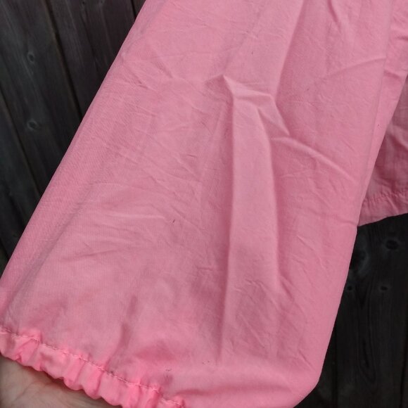 Vintage L.A. Gear Jacket Neon Pink Nylon Windbreaker Baggy Faded Made in U.S.A. - Picture 9 of 9